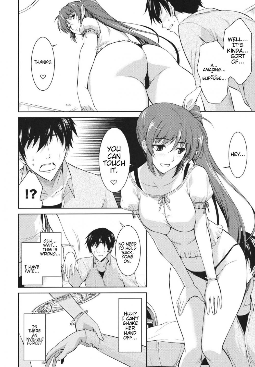 Hentai Manga Comic-Me and Nanoha in a Room-Read-11